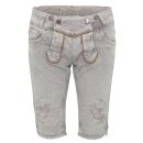 Trendige Trachten - Jeans - Bermuda OVIDA Fb. hellgrau
