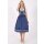 Dirndl / Kleid ALISON mit Sch&uuml;rze Fb. blau L 70 cm