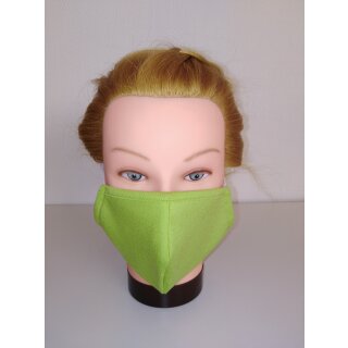 NEU! Mund - Nasen - Maske / Behelfsmaske waschbar Fb. gr&uuml;n